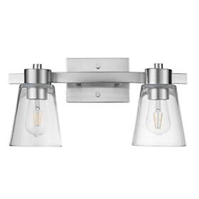 Prominence Home Fairendale 2 Light Brushed Nickel Bathroom Vanity With