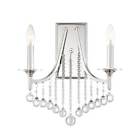 Qsp8702 Quoizel Queenship Light Tall Wall Sconce With Glass 611728296097