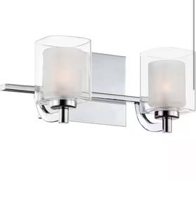 Quoizel 611728262719 Kolt 2-light Polished Chrome Vanity Light #klt8602cled