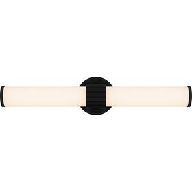 Quoizel 611728379363 Pckay8522 Kaye 2 Light 23 Inch W Led Bath Bar - Black