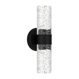 Quoizel 611728383360 Kaia Integrated Led Matte Black Outdoor Wall Lantern