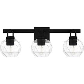 Vanity-8.25 Quoizel Lighting Cia8624mbk - Celina 3 Light Bath Inch Tall And 24