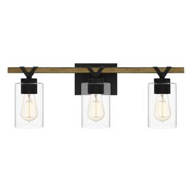 Devn8624mbk Quoizel Lighting - Devon Court 3 Light Bath Vanity In Transitional Style-8.5