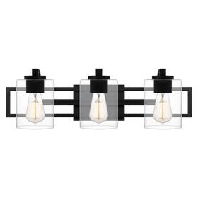 Lans8624mbk Quoizel Lighting - Landsdowne 3 Light Bath Vanity In Transitional Style-7.25
