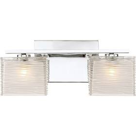Wcp8602c Quoizel Lighting Westcap - 2 Light Transitional Bath Vanity 6.75 Inches High-polished Chrome Wcp8602c Quoizel Lighting Westcap - 2 Light Transitional Bath Vanity 6.75 Inches High-polished Chrome