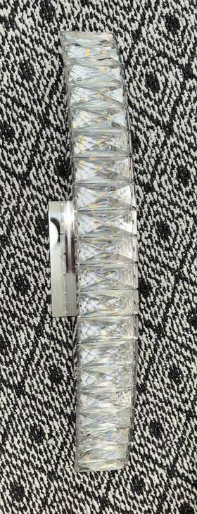 Pcga8524c Quoizel Pcga8524 Chrome Gala Led 24 Inch W Bathroom Vanity Lights With Clear Glass