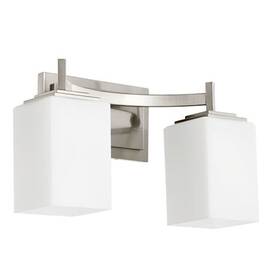 5084-2-65 Quorum Delta 2 Light Vanity In Satin Nickel
