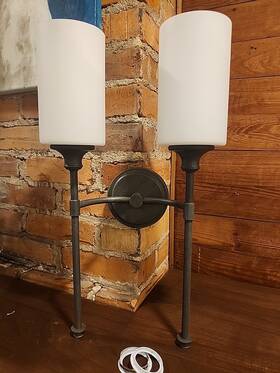 5309-2-17 Quorum 5309-2-80 Celeste 2 Light 10.75ft Wall Mount Gray Textured-