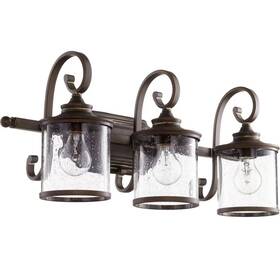 5073-3-39 Quorum International San Miguel 26.75 Inch 3-light Bath Vanity In Vintage Copper