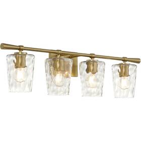 5204-4-80 Quorum International Goodwin Bathroom Vanity Light Satin Nickel
