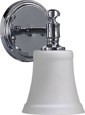 5422-1-14 Quorum International 5422-1 Rossington 1 Light 5-1/8 Inch W Bathroom - Chrome 5422-1-14 Quorum International 5422-1 Rossington 1 Light 5-1/8 Inch W Bathroom - Chrome