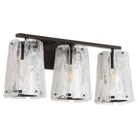 5575-3-59 Quorum International 5575-3 Prestige 3 Light 24 Inch W Vanity - Black