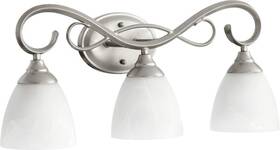 5108-3-64 Quorum Lighting Powell - 3 Light Bath Vanity In Home Collection Style 23 Inches Wide By