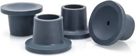 Wd3571 Qwork Replacement Feet For Shower Chair Bath Seat 4 Pack 1-1/8 Inch Rubber Grey