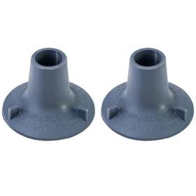Qwork Wd4486 Replacement Feet For Shower Chair Bath Seat 2 Pack 1-1/8 Inch I.d Black