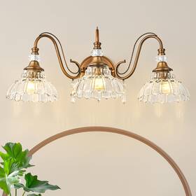 Ldh-3-brass Rainzepher Vintage Bathroom Vanity Light 3-light Matte Antique Brass
