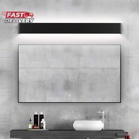 Ralbay 313033046007 Modern Black Bathroom Vanity Light 32.6inch For 30w Ralbay 313033046007 Modern Black Bathroom Vanity Light 32.6inch For 30w