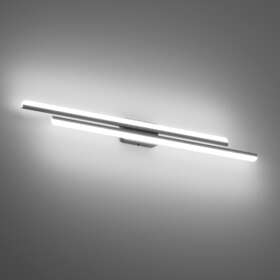 Ralbay 696593696166 48 Inch Matte Black Vanity Lights 48w Frosted Aluminum Modern Led Light