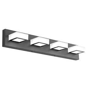 Ralbay Led Black Vanity Lights 4 Acrylic Bathroom Lighting