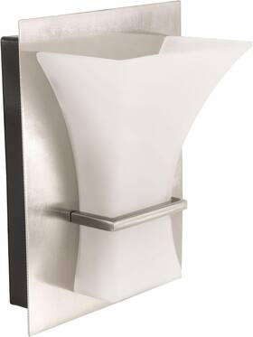 Rp-1447 Recpro 12v Led Rv Wall Light With On And Off Switch Frosted Glass Sconce