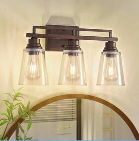 Fcw003-3-orb Refice 3-light Bathroom Vanity Lights-oil Rubbed Bronze
