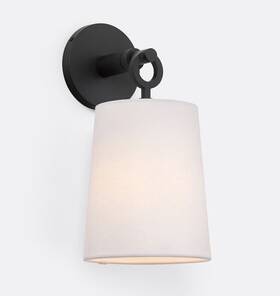 Rejuvenation 3258148 Stillwater Sconce With Shade Oil-rubbed Bronze White 6.5 Inch W