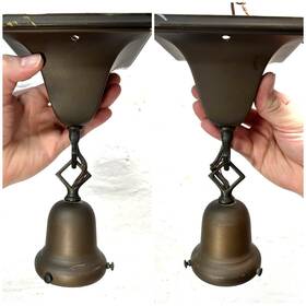 W523 Rejuvenation Pair Of Wall / Ceiling Sconces Craftsman Mission Arts Crafts Light