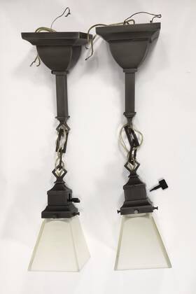 W709 Rejuvenation Mission Wall Sconce/ Ceiling Light Fixture Pewter Austin Needrepair