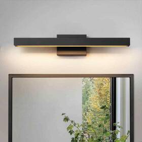Vl8101-54368 Rennnsan Camila 23.6 Inch 1-light Black Linear Dimmable Led Bath Vanity Light