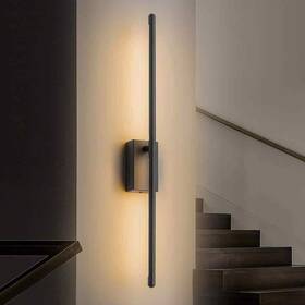 Vl8101-60828 Rennnsan Rene 23.6 Inch 1-light Matte Black Linear Dimmable Led Vanity Light