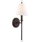 Riv-382 Crystorama Lighting Group Riverdale Single Light Tall Wall 633779036828