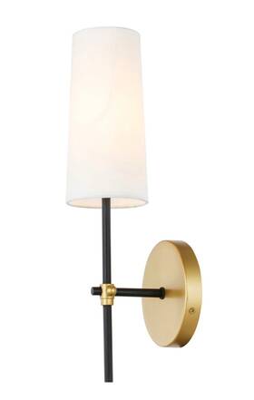 Egbf54349brsbk Roseto Egbf54349 Theudosia 1 Light 16 Inch Tall Bathroom Sconce Lamp Brass And Black Egbf54349brsbk Roseto Egbf54349 Theudosia 1 Light 16 Inch Tall Bathroom Sconce Lamp Brass And Black