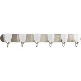 Pbf4520bn Roseto Pbf4520 Lily 48 Inch W 6 Light Bathroom Vanity - Nickel
