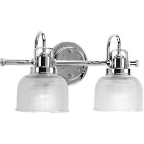 Pbf5858ch Roseto Pbf5858 Sophia 2 Light 17inch.w Bathroom Vanity Chrome