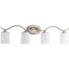 Pbf8509bn Roseto Pbf8509 Zoe 31inch.w 4 Light Bathroom Vanity Nickel
