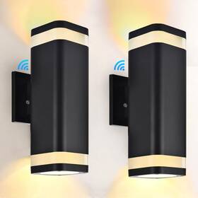 Rosykite 720310873308 Outdoor Wall Lights Exterior Dusk To Dawn 2 Pack Garage House