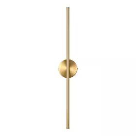 81010000061658 Rrtyo Byers 27.5 Inch 1-light Gold Dimmable Led 3000k Bathroom Vanity Light Wall Sconce