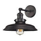 55040 Rubbed Oil Elk 1 Wall Sconce Light Lighting Bronze Newberry