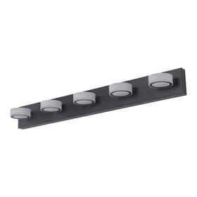 Vll20099142 Runesay 37 Inch Modern 5-light Black Acrylic Led Mirror Vanity Light Fixture For Bathroom