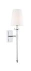 Rv-w5825-ch Kira Home Revel Torche Wall Light Linen Shade 665659107830