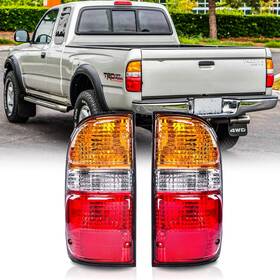 Saf-tl-tac-711-fba Safautoparts Tail Lights Assembly Pair With Bulbs And Harnesses For 2001 2002 2003 2004 Toyo Saf-tl-tac-711-fba Safautoparts Tail Lights Assembly Pair With Bulbs And Harnesses For 2001 2002 2003 2004 Toyo