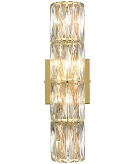 B3275-4bu-j Samteen Gold Wall Sconce Modern Crystal Sconces Lighting 4-light Bathroo