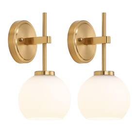 022g1-2c Santostock Gold Battery Operated Wall Sconce Set Of 2 Wireless Rechargeable Sconces Wal