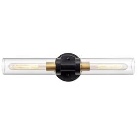 Ssw007b2 Santostock Bathroom Sconces Wall Lighting With Clear Glass 2-light Vanity Light