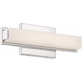 1101 Satco 62/1101 13 Inch 1-light Polished Nickel Led Vanity Light