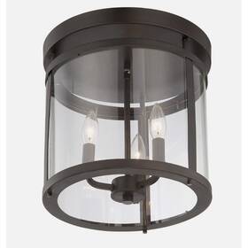 6-1043-3-13 Savoy House Penrose 3-light Ceiling Light English Bronze - Open Box