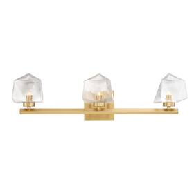 8-1239-3-322 Savoy House 8-1239-3 Castello 3 Light 25 Inch W Led Vanity - Brass