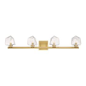 8-1239-4-322 Savoy House 8-1239-4 Castello 4 Light 35 Inch W Led Vanity - Brass 8-1239-4-322 Savoy House 8-1239-4 Castello 4 Light 35 Inch W Led Vanity - Brass