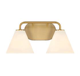 8-2988-2-322 Savoy House 8-2988-2 Blair 2 Light 16 Inch W Vanity - Brass
