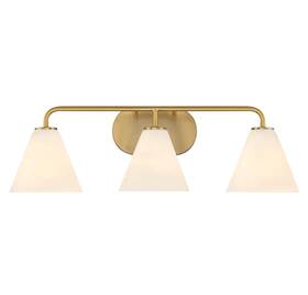 8-2988-3-322 Savoy House 8-2988-3 Blair 3 Light 26 Inch W Vanity - Brass